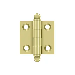 Solid Brass Cabinet  Hinge with Ball Tips by Deltana