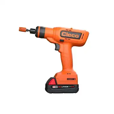 Cleco CLBPW04Q-NA CellClutch Cordless Electric Nutrunner Screwdriver | Pistol Grip | 1500 RPM | 0.8 - 2.9 (ft-lbs) Torque Range | 1/4" Quick Change