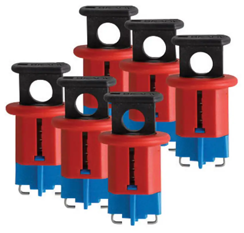 Brady  Red Glass-Reinforced Nylon Pin In Standard Lockout Device