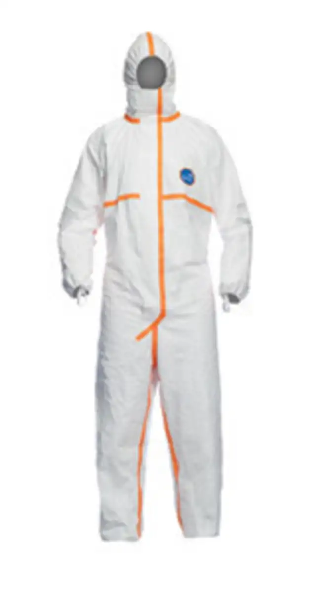 DuPont Personal Protection Small White Tyvek® 800 Disposable Hooded Coveralls