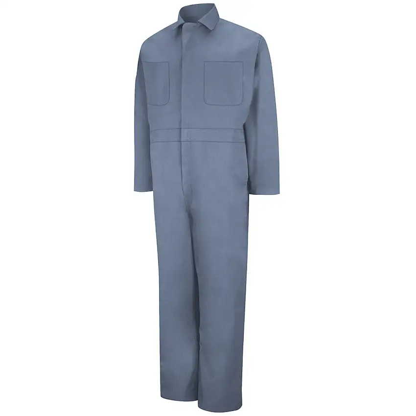Red Kap 48Long Postman Blue 7.25 Ounce Coveralls With Zipper Closure