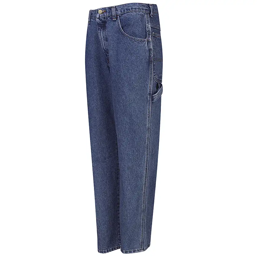 Bulwark 40" X 32" Stonewash Red Kap  13.5 Ounce Heavy Weight 100% Cotton Jeans With Zipper Closure