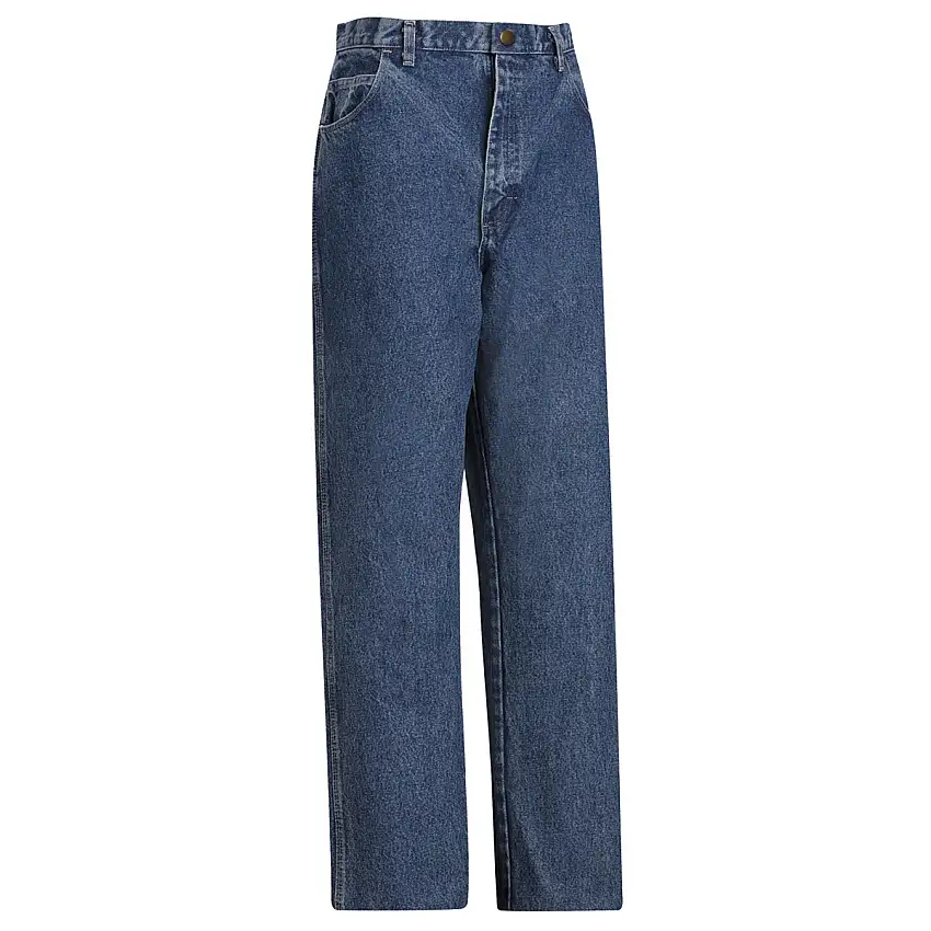 Bulwark 36 X 32 Stone Wash EXCEL FR Cotton Denim Flame Resistant Jeans With Button Closure