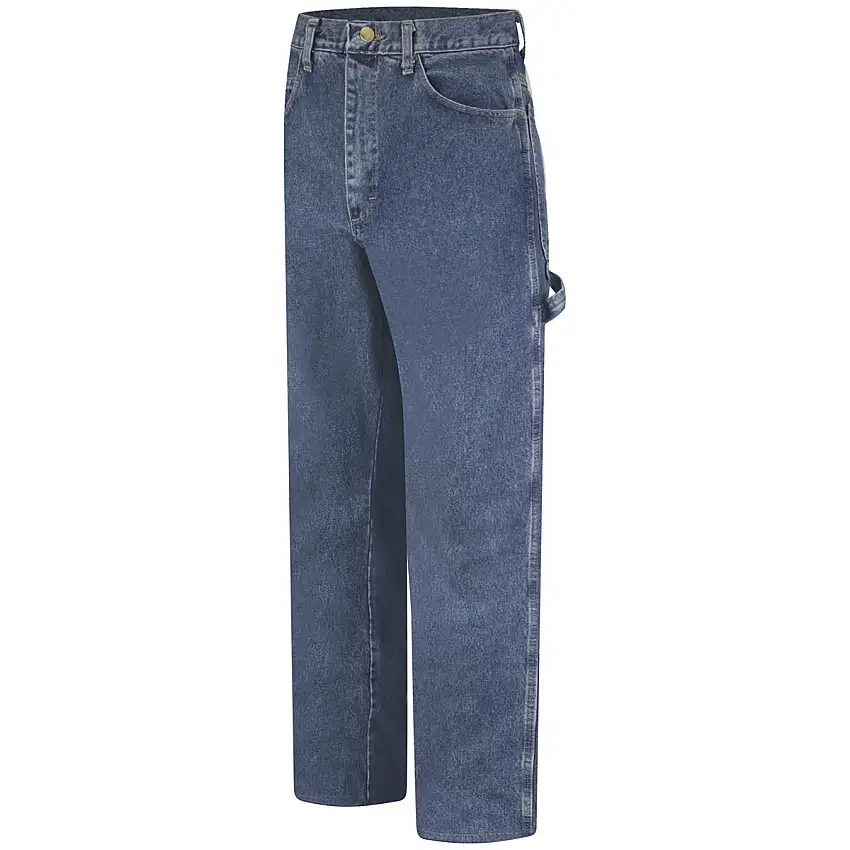 Bulwark 38 X 32 Stone Wash EXCELFR Cotton Denim Flame Resistant Jeans With Button Closure