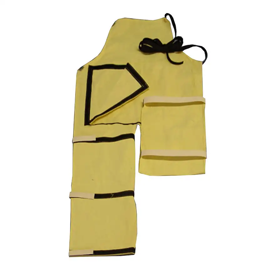 Chicago Protective Apparel Yellow 8 Ounce Kevlar® Twill Apron With Waist Ties Closure
