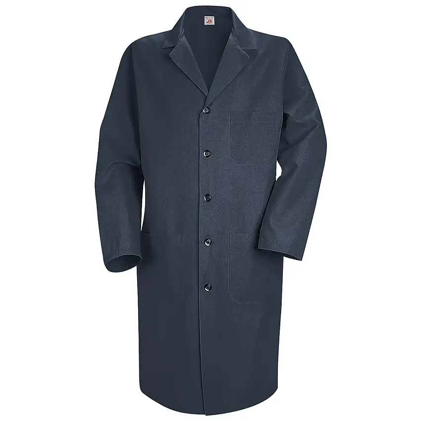 Red Kap 46Regular Blue Red Kap 5 Ounce CottonPolyester Lab Coat With Button Closure