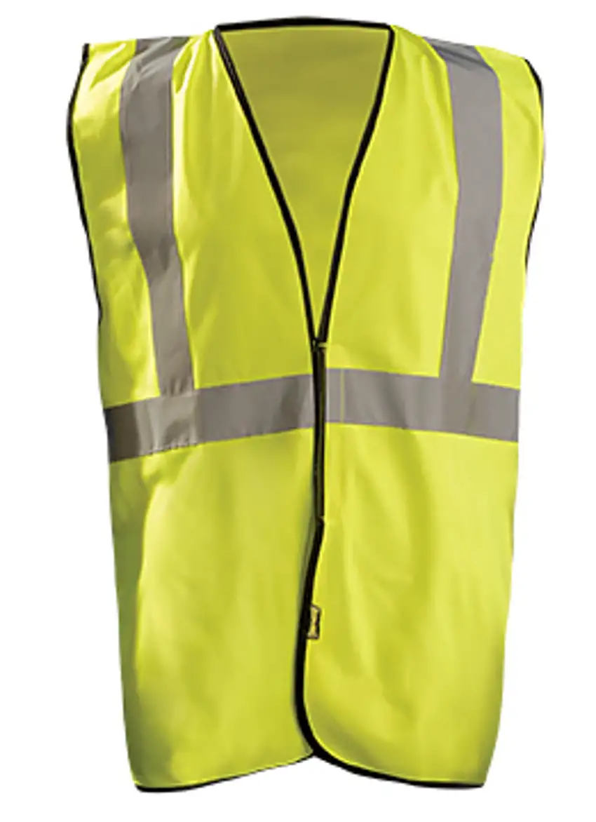 OccuNomix Small  Medium HiViz Yellow Polyester Vest