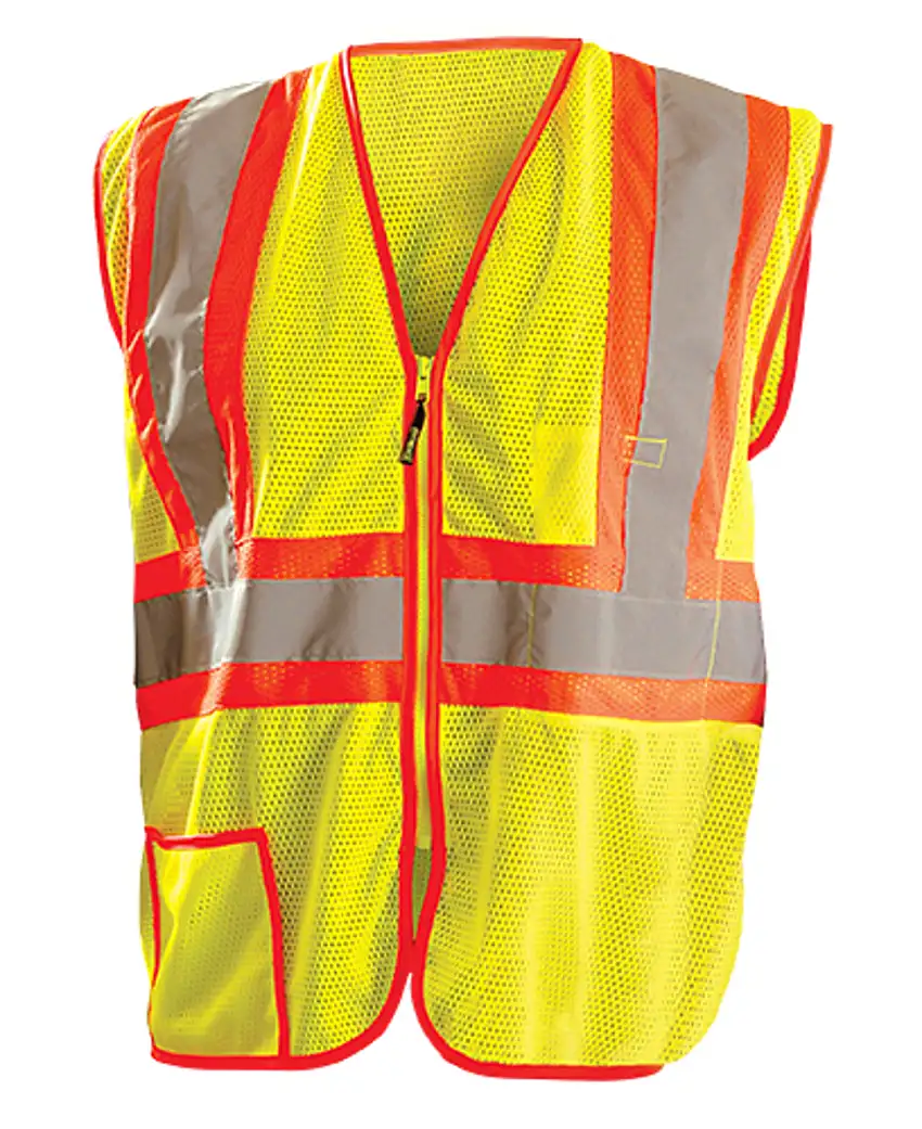 OccuNomix 5X Hi-Vis Yellow Polyester Mesh Vest