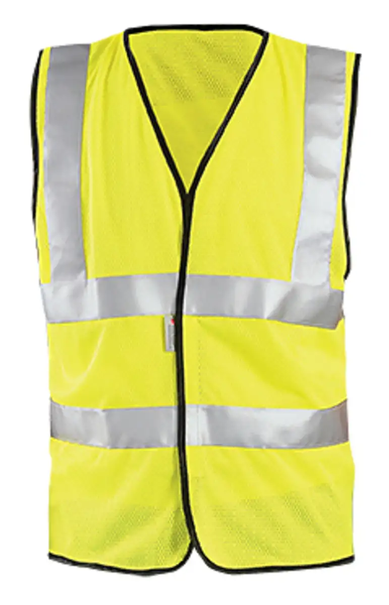 OccuNomix Medium HiViz Yellow MeshPolyester Vest