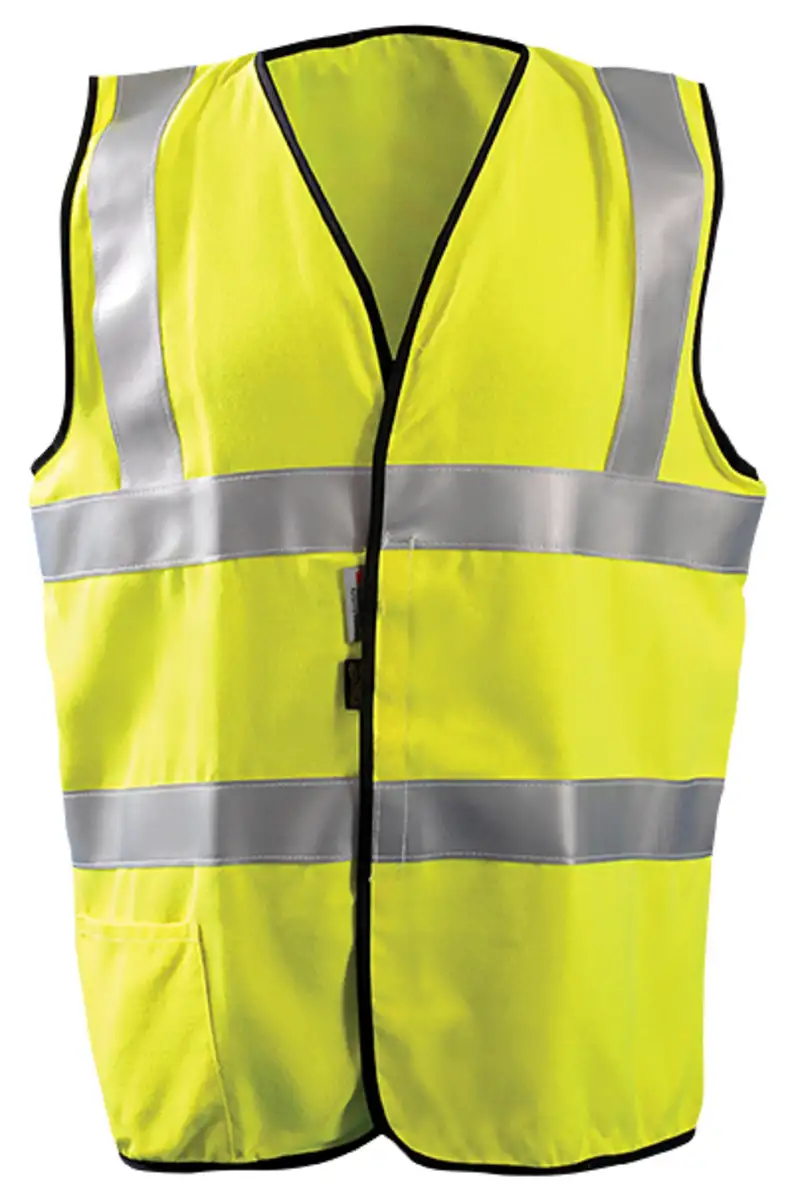 OccuNomix 2X HiViz Yellow AramidModacrylic Flame Resistant Vest