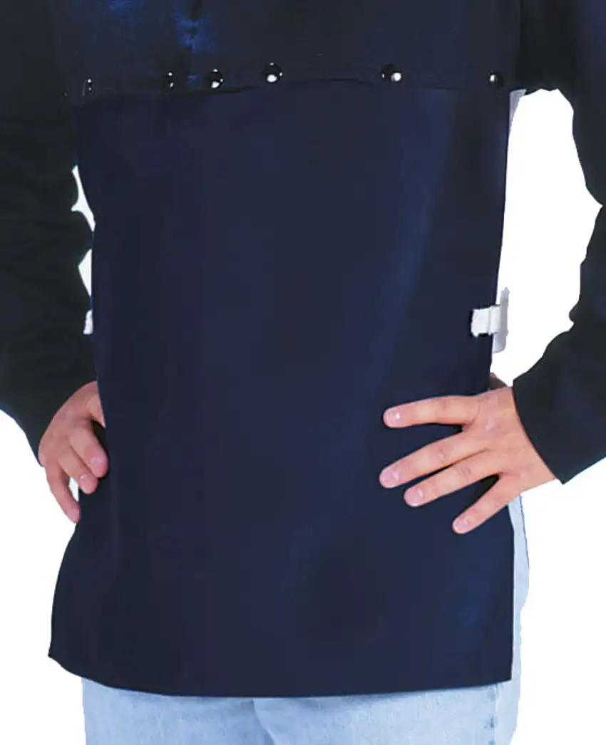Tillman® Blue Cotton Flame Resistant Bib With Snap Closure (For Cape Sleeve)