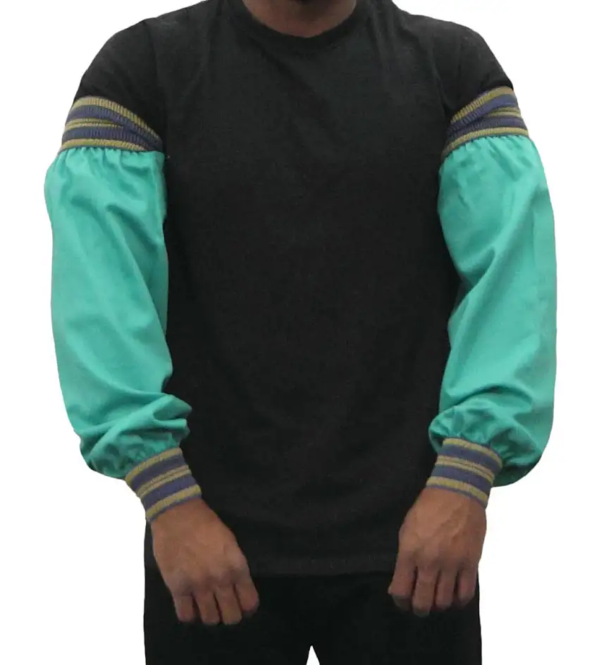 Stanco Safety Products One Size Fits Most Green Cotton Flame Resistant Sleeves With Elastic Closure