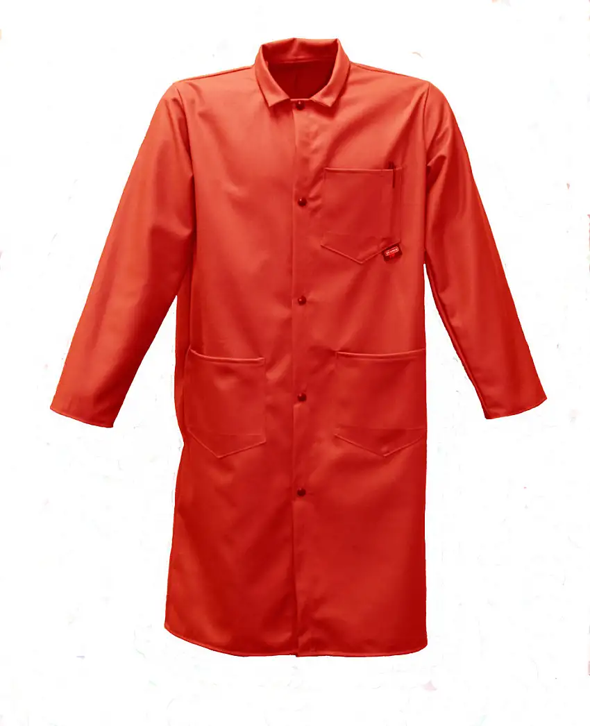Stanco Safety Products 2X 45 Orange Flame Resistant Lab Coat