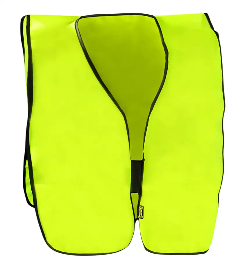OccuNomix Hi-Vis Orange Lightweight Polyester Tricot Vest With Front Hook And Loop Closure