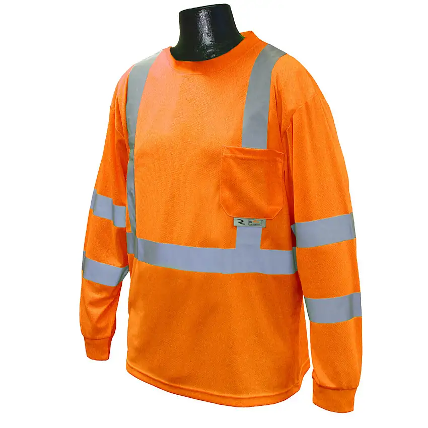Radians 3X Hi-Vis Orange RADWEAR®/Birdseye Max-Dri Moisture Wicking Mesh Polyester T-Shirt