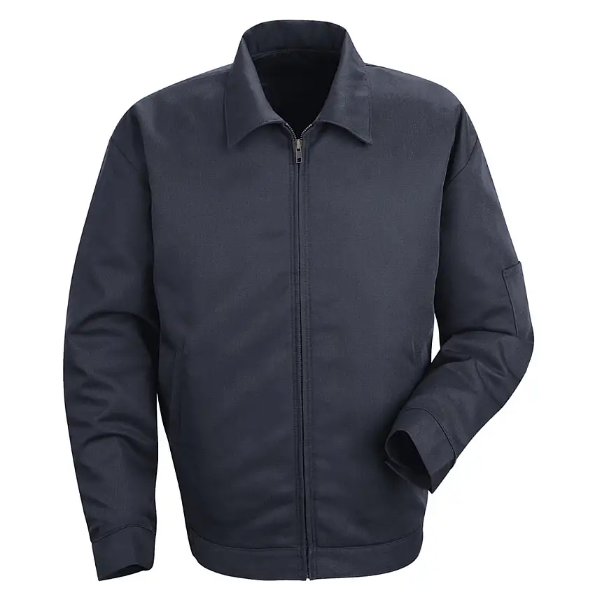 Red Kap  X-Large/Long Navy Shell: 65% Polyester/35% Cotton/Lining: 100% Polyester/Insulation: 100% Polyester Jacket With Zipper Closure