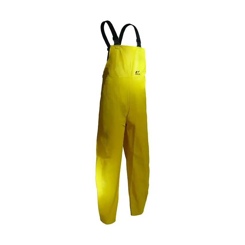 Dunlop Protective Footwear 4X Yellow Webtex .65 mm PolyesterPVC Bib Pants