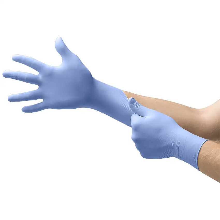 Ansell Medium Blue MICROFLEX® FreeForm® SE FFS-700 3.5 mil Nitrile Powder Free Disposable Gloves