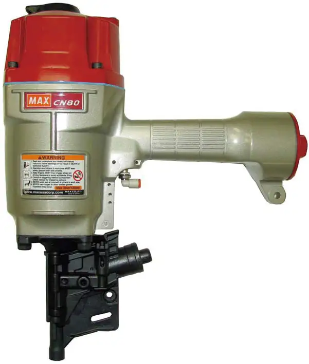 MAX USA Super Heavy Duty Coil Nailer up to 3-1/4" for Automated Machine (CN80 PAL)