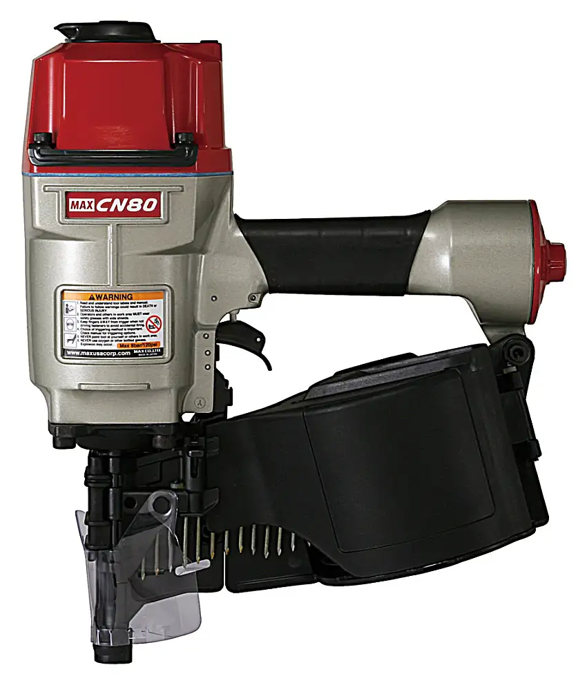 MAX USA Super Heavy Duty Coil Nailer up to 3-1/4" (CN80)