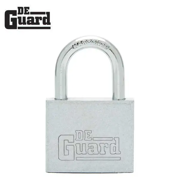 Premium - Nickel Plated Padlock - KW1 Keyway - Short Shackle 1" - Keyed Alike #1