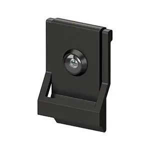 Modern Door Knocker with Viewer by Deltana