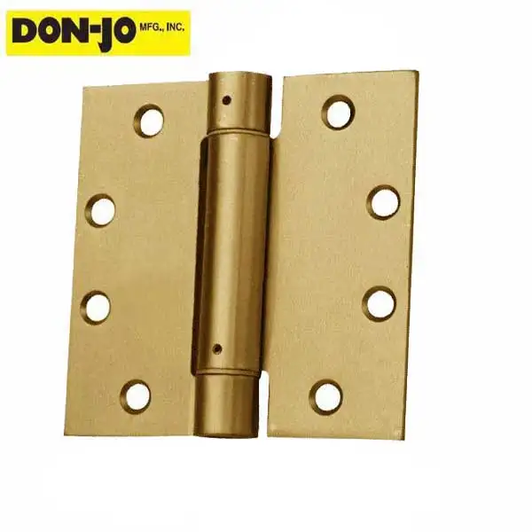 Don-Jo - SH74545 -  Full Mortise Spring Hinges  - Bright Brass