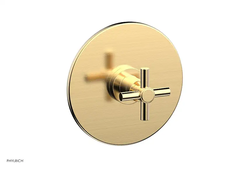 Phylrich BASIC Pressure Balance Shower Set Trim Only Tubular Cross Handle