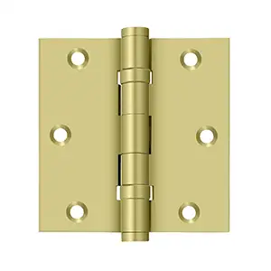 Solid Brass Square Ball Bearing Hinge by Deltana