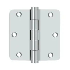 Solid Brass 1/4" Radius Residential Hinge by Deltana