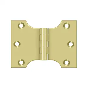 Solid Brass Parliament Hinge by Deltana