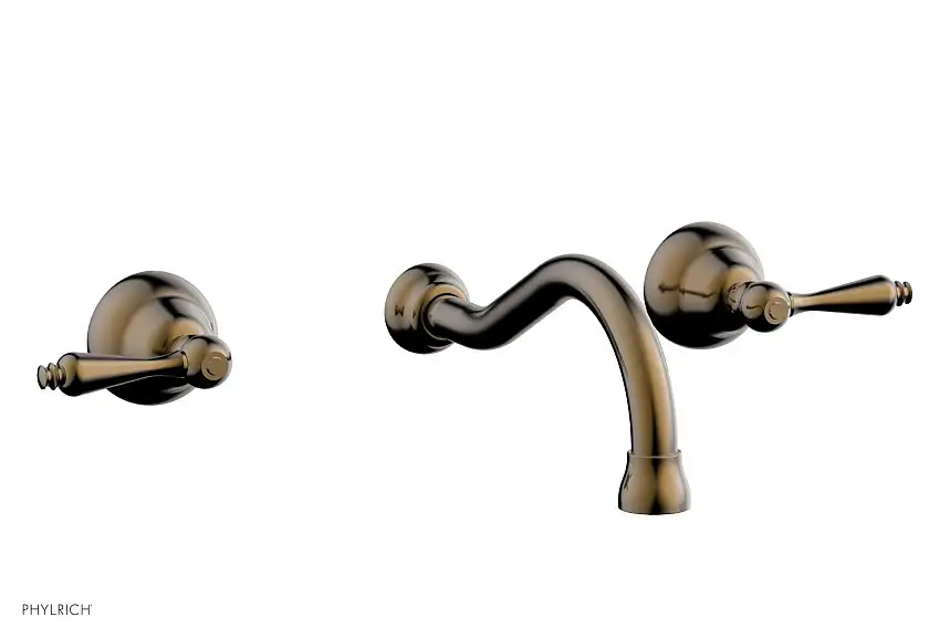Phylrich REVERE & SAVANNAH Wall Lavatory Set with Lever Handles