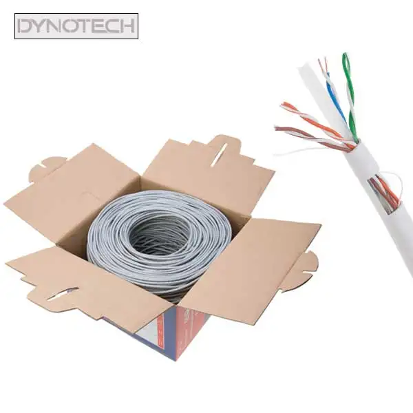 DynoTech - NETC6 - Network Cable - Cat6 - UTP - CMR - 1000ft - White