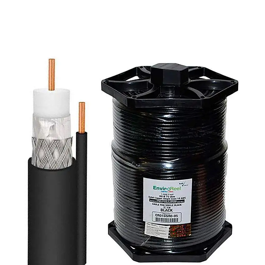 Perfect Vision EnviroReel Eco-Friendly Cable Management with 1000 Feet RG6 Cable (EnviroReel)