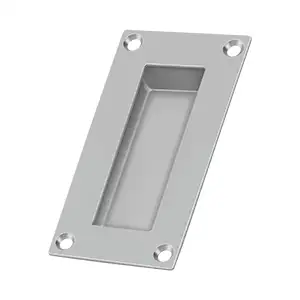 Stainless Steel Rectangle Flush Pull by Deltana