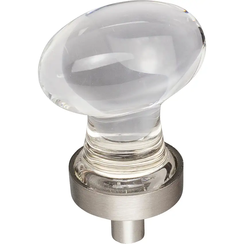 Jeffrey Alexander Harlow Football Glass Cabinet Knob
