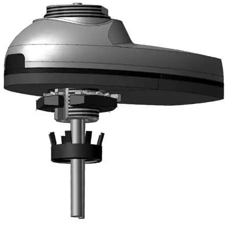 PCTEL GPS Plus Combo Antenna Stud Mount Black (GPSPSMMSMA-NC)