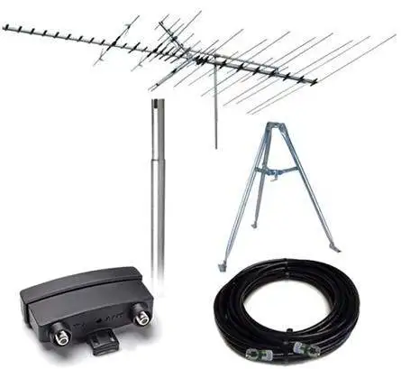 Winegard High Definition Platinum VHF/UHF/FM TV Antenna Bundle (HD-8200U)