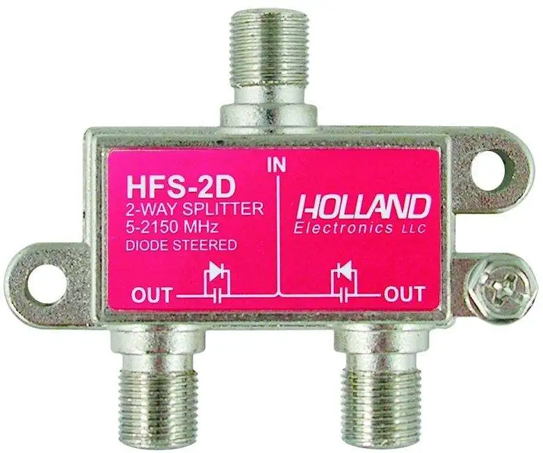 Holland DISH-Approved 2-Way High Frequency Splitter (HFS-2D)