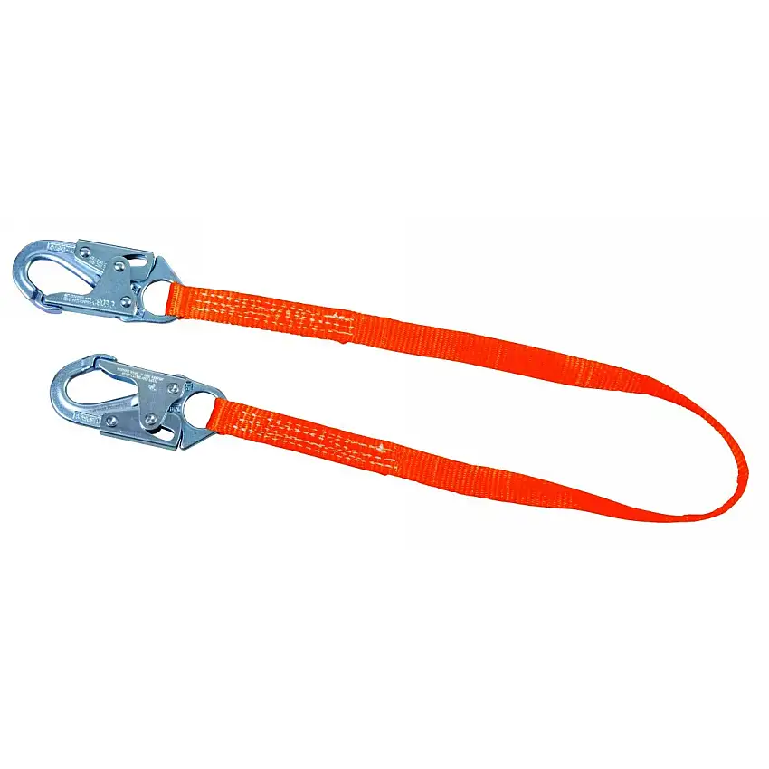 PIP Miller  Titan 3' Polyester Web Positioning And Restraint Lanyard With Locking Snap Hook Harness Connector