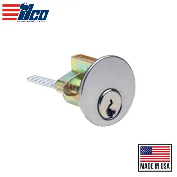 Ilco - Rim Zinc Die Cast Cylinder - 5 Pin - Schlage C - KD - AL - Aluminum - Grade 1