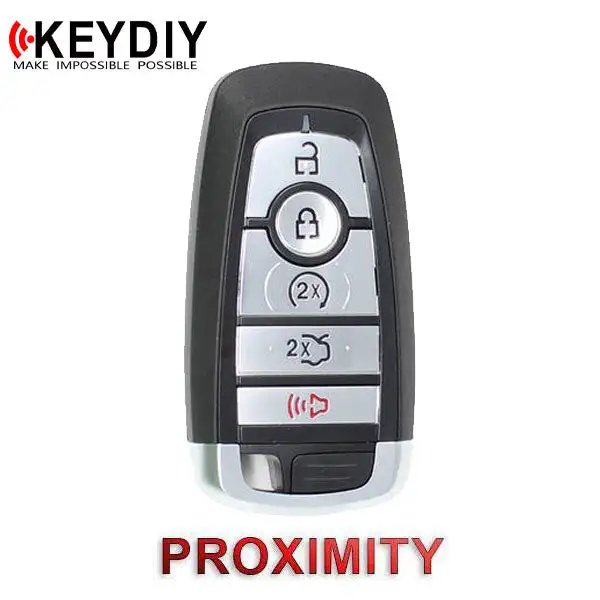 KEYDIY Ford Style 5-Button Universal Smart Key w/ Proximity Function (KD-ZB21-5)