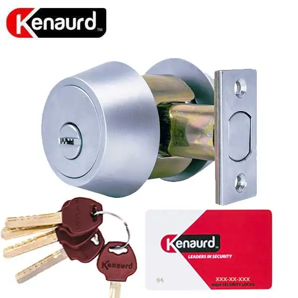Premium Key Controlled - Deadbolt - Double Cylinder - #06 Keyway - US26D - Satin Silver