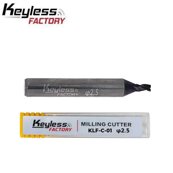Premium Carbide - 2.5mm - End Mill Cutter - for Condor XC Mini Plus, Condor Dolphin, Miracle A7, Miracle A9, SEC-E9, Triton