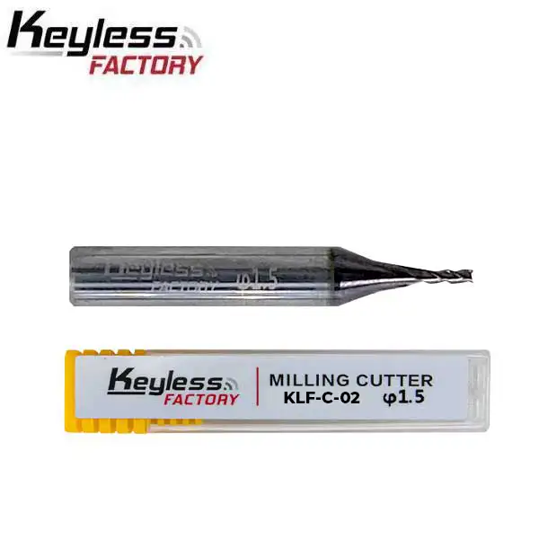 Premium  Carbide - 1.5mm - End Mill Cutter - for Condor XC Mini Plus, Condor Dolphin, Miracle A7, Miracle A9, SEC-E9, Triton