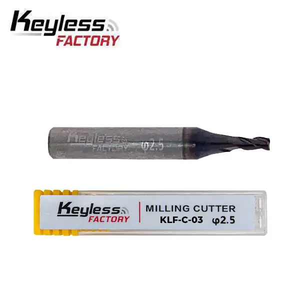 Premium Carbide - 2.5mm - 5-Axis - End Mill Cutter - for Keyline Bianchi 994 / Ninja Laser