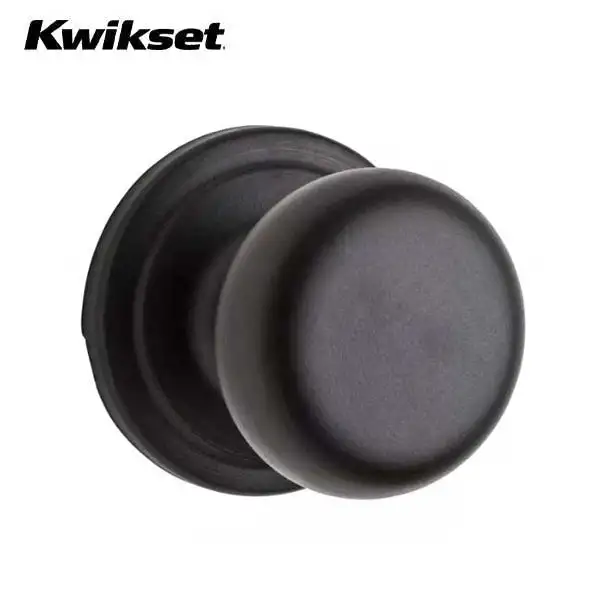Kwikset - 720H - Hancock Knob Set  - Round Rose -  11P - Venetian Bronze - Passage - Grade 3