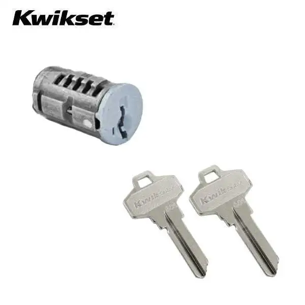 Kwikset - SmartKey SC1 Schlage Cylinder For Half Round Chassis Knobs & Levers - Silver Finish