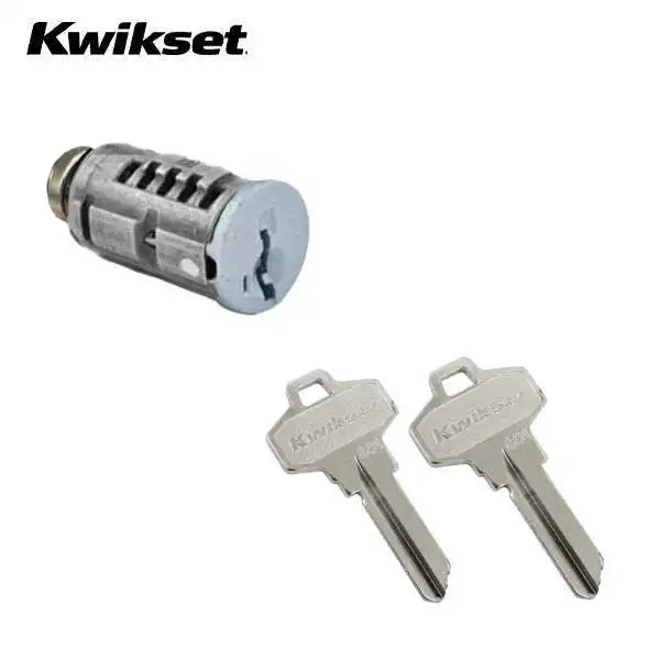 Kwikset - SmartKey SC1 Schlage Cylinder For Square Drive Chassis Levers - Silver Finish