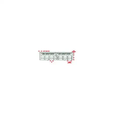 Brady LAT-37-799-2.5 Laser Printable Labels (2500 Pkg)